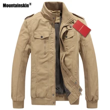 Mountainskin 2018 Новый Демисезонный Для мужчин куртка в стиле милитари верхняя одежда Для мужчин пальто куртки-бомберы Для мужчин s брендовая одежда нам Размеры SA446