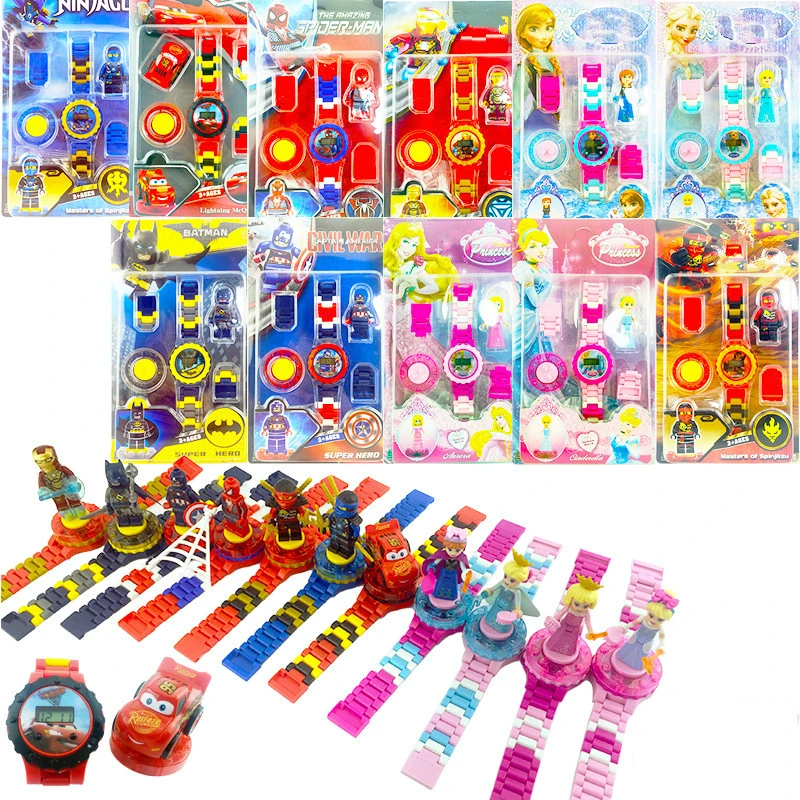 

kids watches Toys Compatible with LegoINGS Watch LegoINGLY NinjagoINGLY Building Blocks Bricks Children Watch For Boy Girl Gift