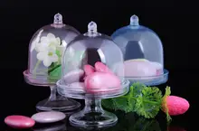 Wedding Party Tray Candy Boxes Children birthday Favor gift Creative Plastic Transparent Sweet box festive event decorations