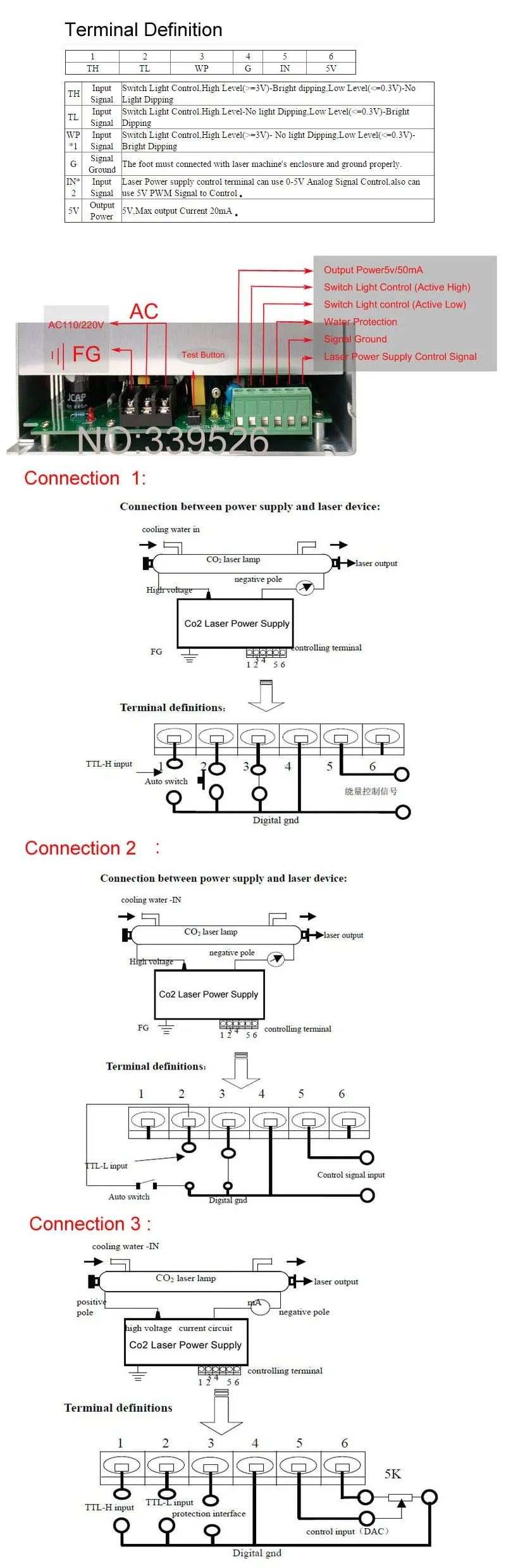 Power supply pin