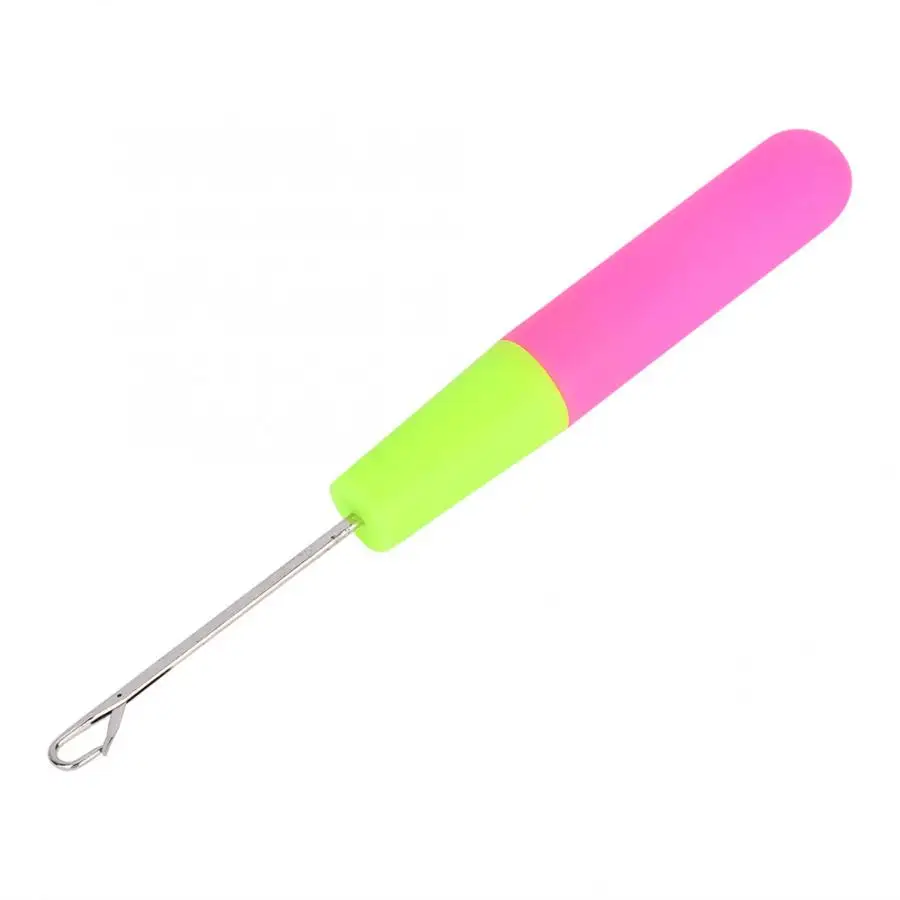 Crochet Latch Hook Needles Hair Extension Braiding Crafts Skill Tool Kit Hair Extension Tools