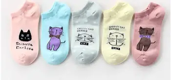 

20pairs/lot! female socks Japanese socks cotton wholesale autumn and winter printing cartoon socks wholesales