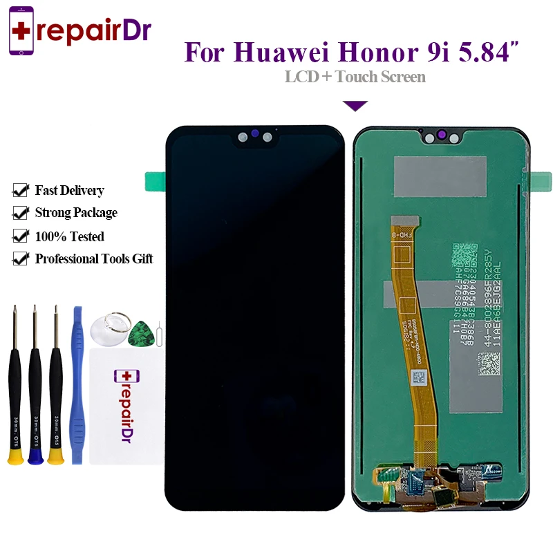 

Original For Huawei Honor 9i LCD DIsplay Touch Screen Digitizer Assembly With Frame 100% Tested For Honor 9i/Nova 2i Lcd Screen