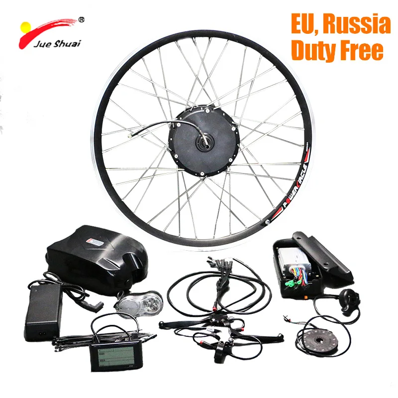 jueshuai Folding Electric Bike Conversion Kit with Lithium Battery