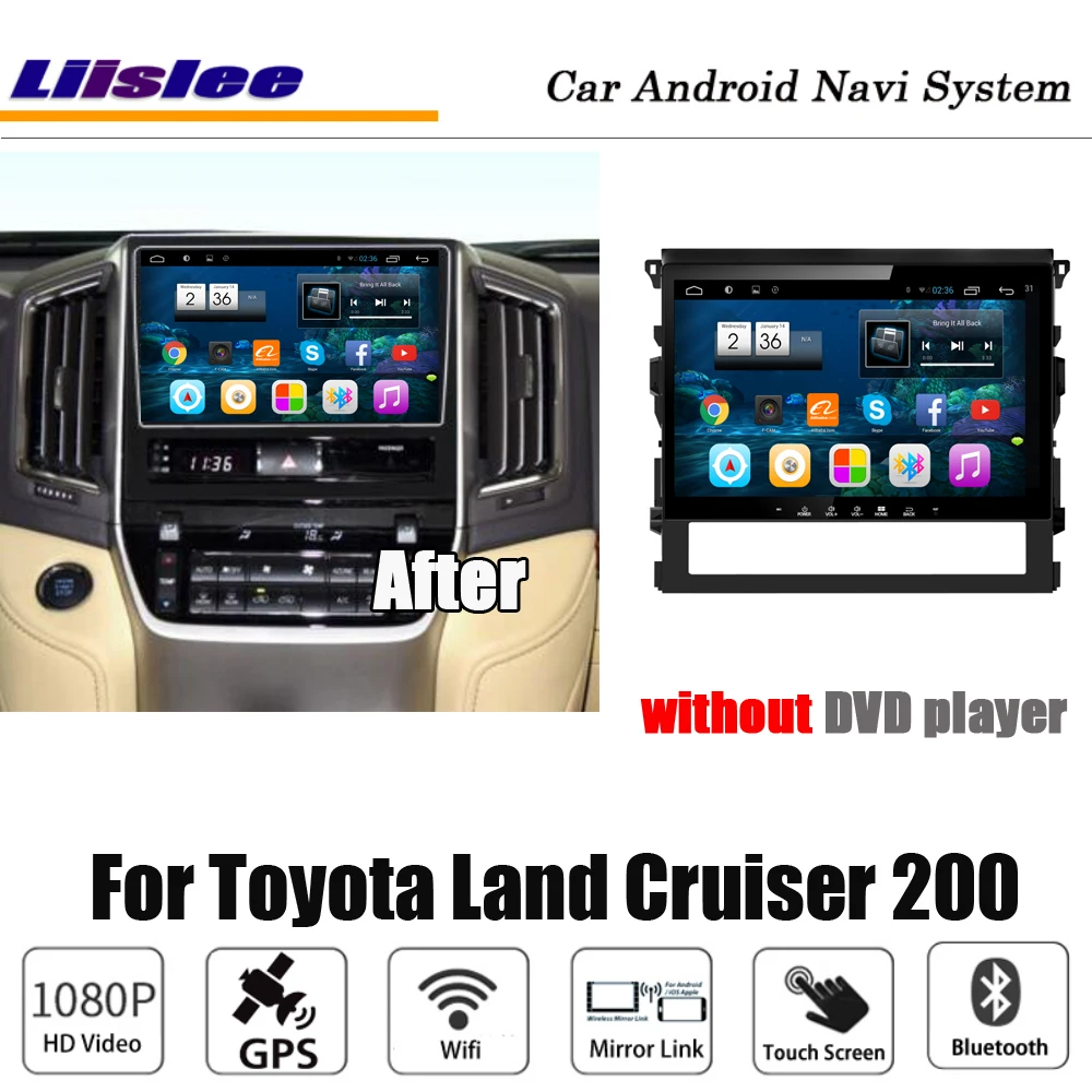 Для Toyota Land Cruiser 200 Радио HD экран gps навигация Android мультимедийная система DVR Вождение видео рекордер