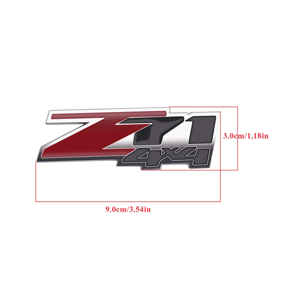 Z71 4X4 эмблема 3D Стикеры табличка магистральному Знак отделкой наклейки для Chevrolet Tahoe Колорадо Silvado, Xtreme GMC Sierra