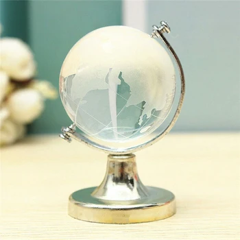 

World Globe Crystal Globe Earth World Map Paperweight Party Wedding Favor Gift Desktop Decoration