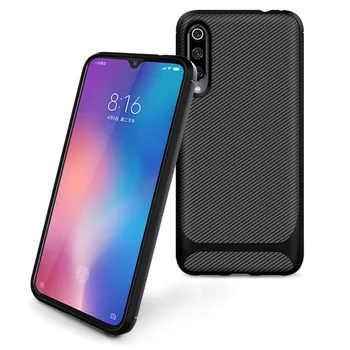 

Slim Tpu Phone Cover For Xiaomi Mi 9 SE Redmi Note 7 5 Pro Poco F1 Silicone Soft Carbon Fiber Protective Shockproof Cover Case