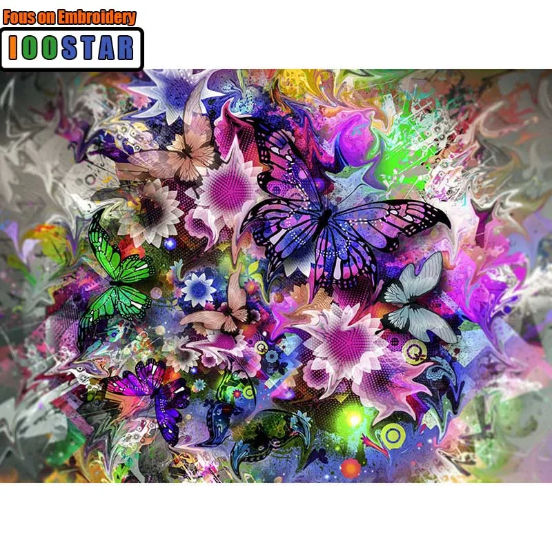 

Full Square/Round Diamond 5D DIY Diamond Painting "Pretty Butterfly" Diamond Embroidered Cross-stitch Rhinestone Mosaic Painting