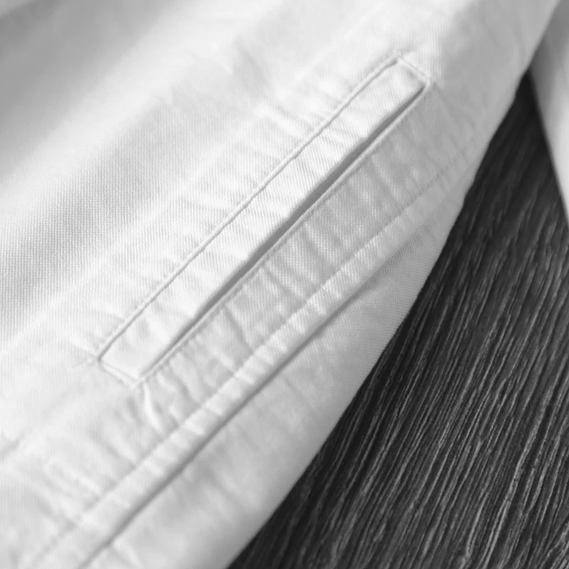 Été Nouveau Outwear Solide Manteau Coton De 2019 White Blanc Bureau Lâche Et À Tops Blouse Femmes Chemises Élégante Longues Manches Dame d5qqTU