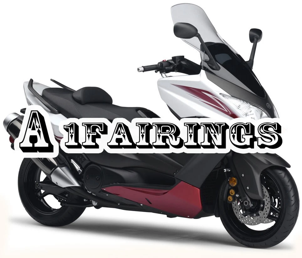 Серебристо красный полный обтекатель для Yamaha TMAX500 2008 2009 2010 2011 мотоцикл Кузов ABS