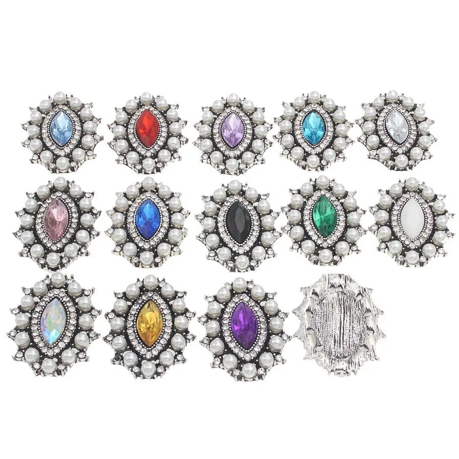 

Rhinestone Flatback Strass Retro Buttons Metal Applique Sew On Crystal Botones For Craft Trim Embellishment Acrylic Diamond