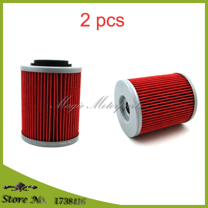 2 pcs Oil Filters For 800cc Hisun UTV Excalibur Menards Yardsport Qlink