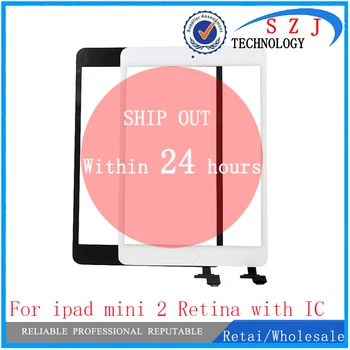 

New 7.9 inch digitizer touch scree Panel for ipad mini 1 mini 2 Retina with IC Connector + Home Button Flex Tablet PC 10pcs