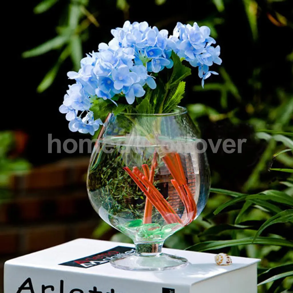 Flower Planter Clear Glass Vase Bottle Pot Wedding Garden Wine