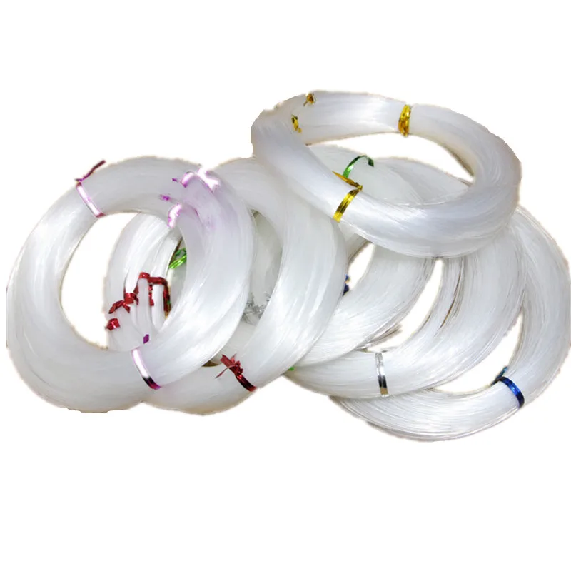 Inelastic fishing line diameters 0.4mm 1.0mm Bead line peche accesoires