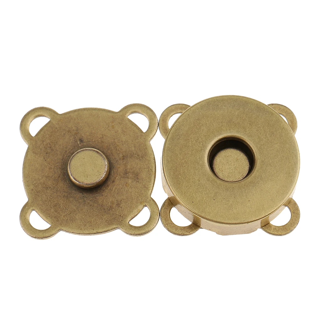 10 Sets Magnetic Sewing Button Clasp Snaps For Purses, Bags, Clothes
