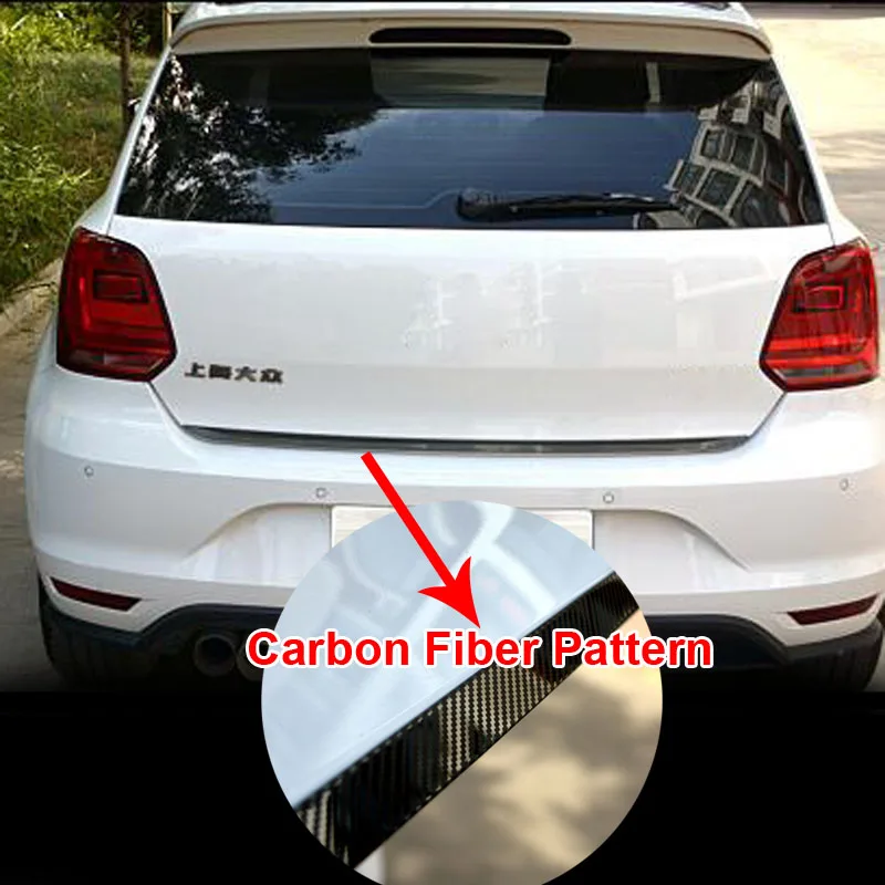 

1pc for polo 2011-2018 Trunk door Decorative strip Protective Decoration
