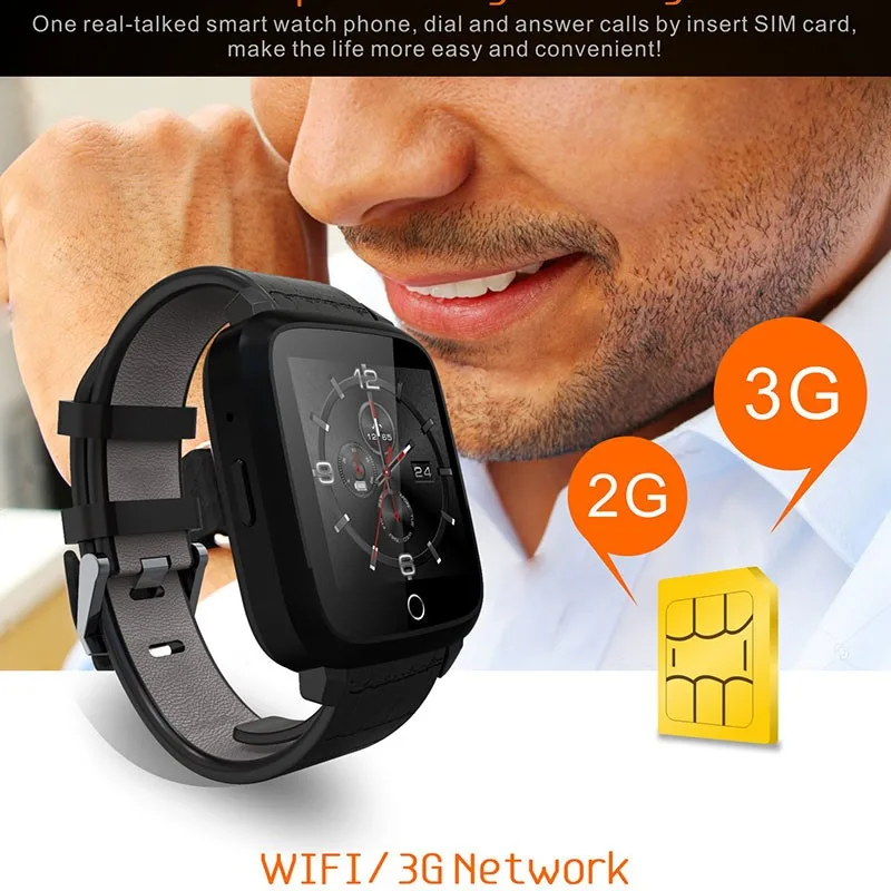 U11S Bluetooth Смарт часы монитор сердечного ритма 1 г ОЗУ 8 г Память rom часы Поддержка gps Android Wifi камера Смарт наручные часы