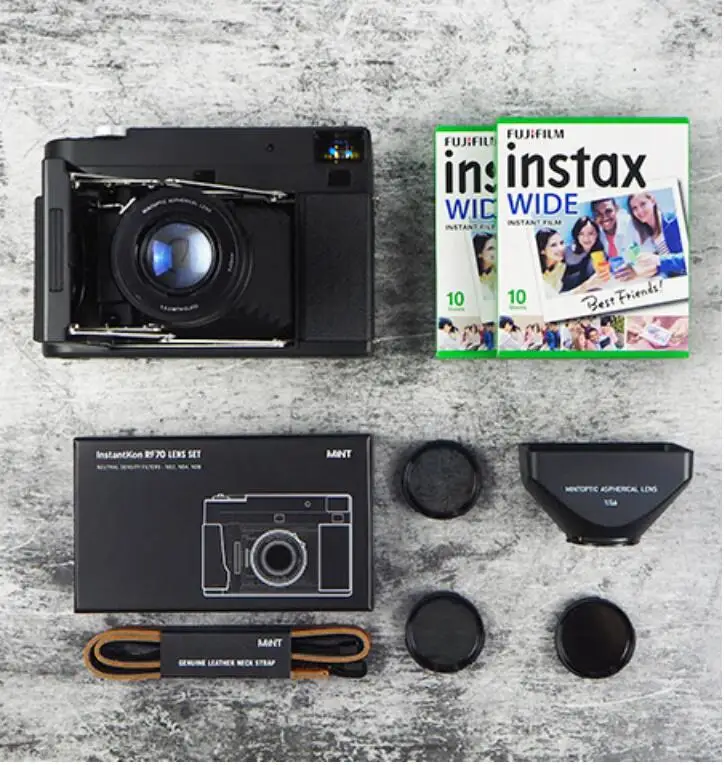 MiNT InstantKon RF70_AUTO RF70 Rangefind фотокамера моментальной печати Instax Wide - Цвет: RF70 auto Ultimate