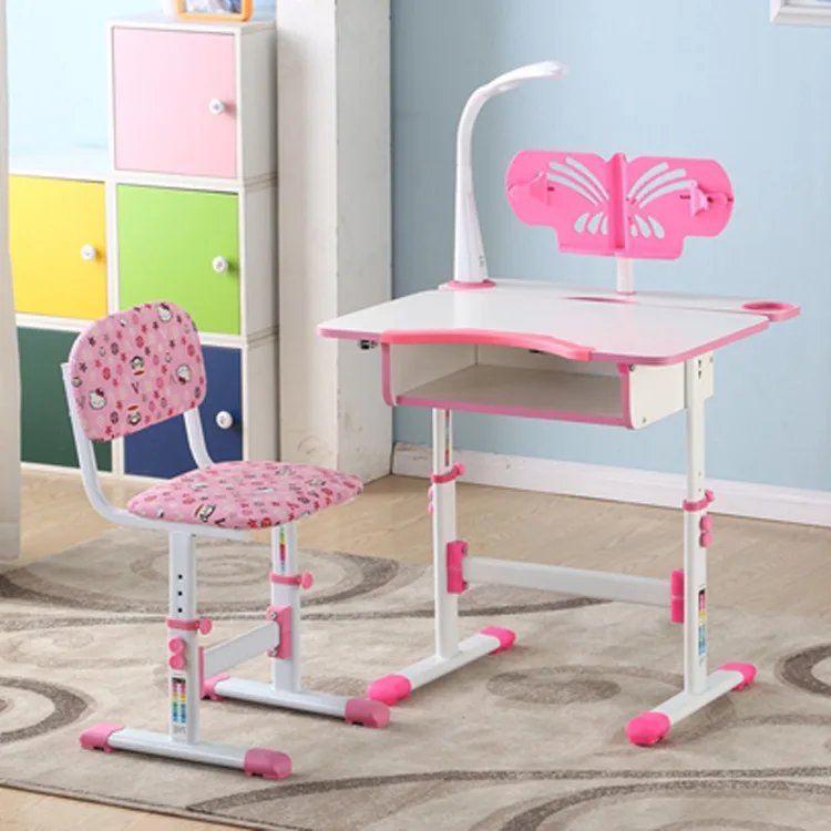 Наборы детской мебели один стол+ один стулья деревянные+ Металл Регулируемая Детские наборы мебели детский стул и исследование таблице