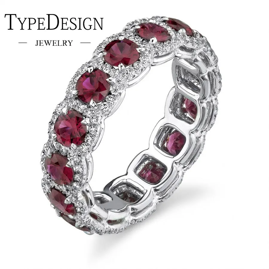 

2 Colors Unique full star zircon ring for women for elegant ladies red/blue emerald ring diamond ring mens jewellery size6-12
