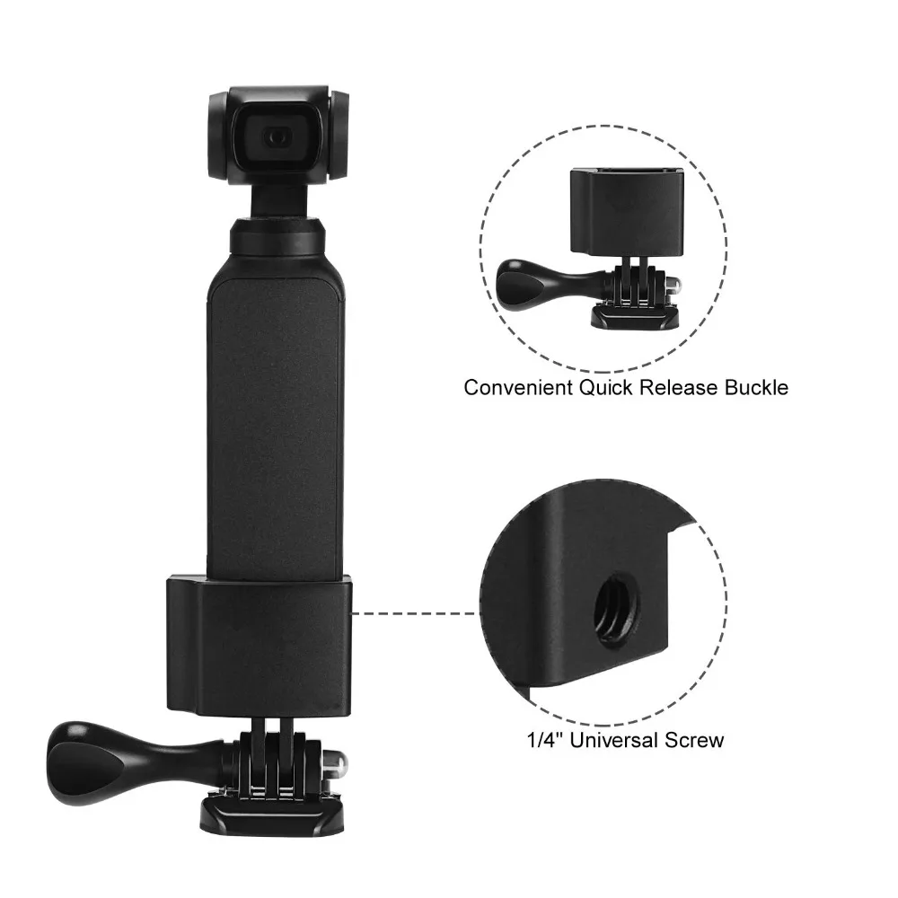 Expansion Adapter Bracket for DJI Osmo Pocket, 14 inch Screw Mount Bracket, Portable Stand Clamp Holder for DJI Osmo Pocket 3-A (7)