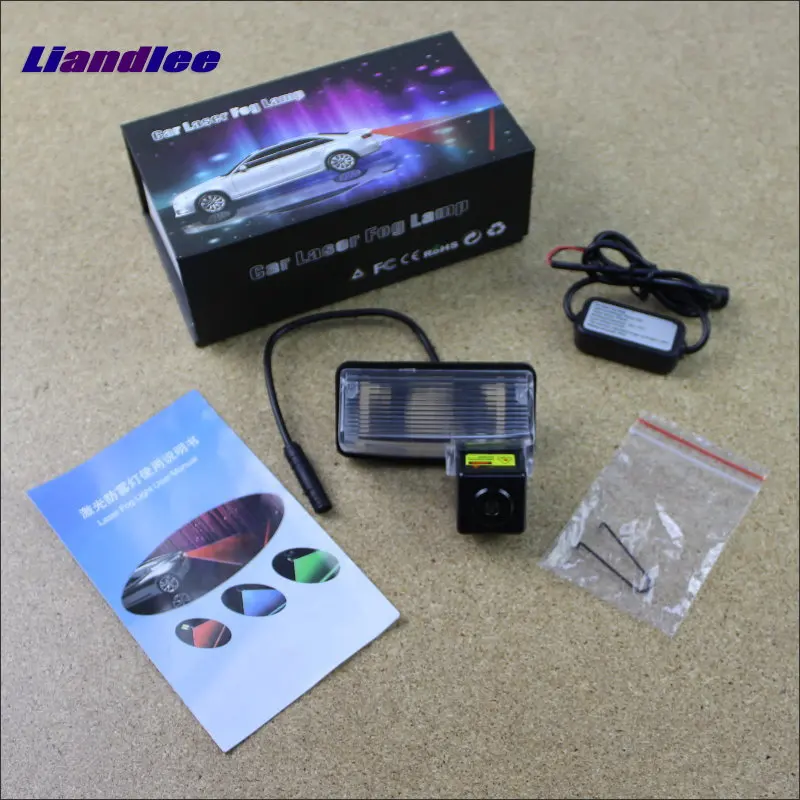 

Liandlee For Toyota Vios Soluna XP40 MK1 2002~2007 Car Tracing Cauda Laser Lights Avoidance Warning Light Fog lamps Saft Drive