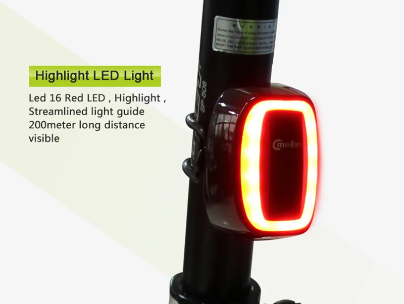 Best X6 Bicycle Taillight USB Bike light lamp Rechargeable intelligent Light-sensit Cycling Led cycling accessorie 2 Best X6 Bicycle Taillight USB Bike light lamp Rechargeable intelligent Light-sensit Cycling Led cycling accessorie 2
