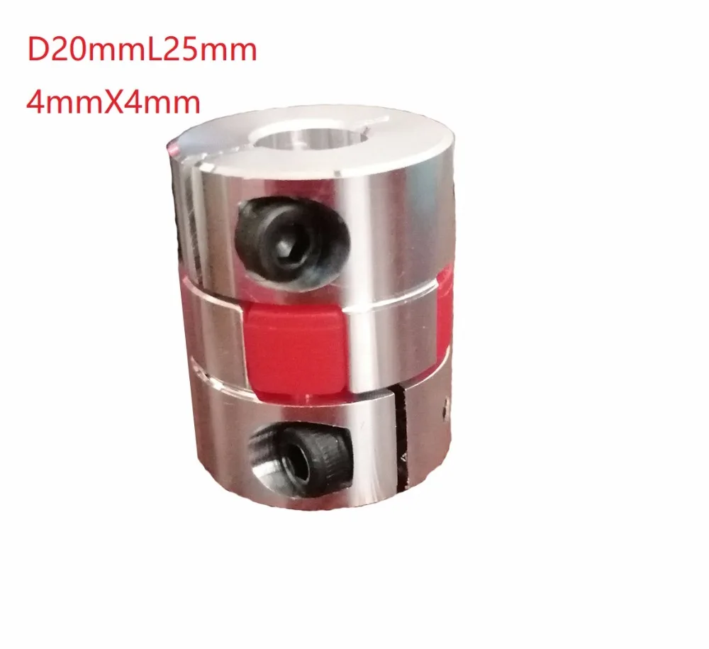 

1pcs 4x4 D20L25 XB Aluminium Shaft Plum blossom Coupling Motor Connector Flexible shaft Coupling