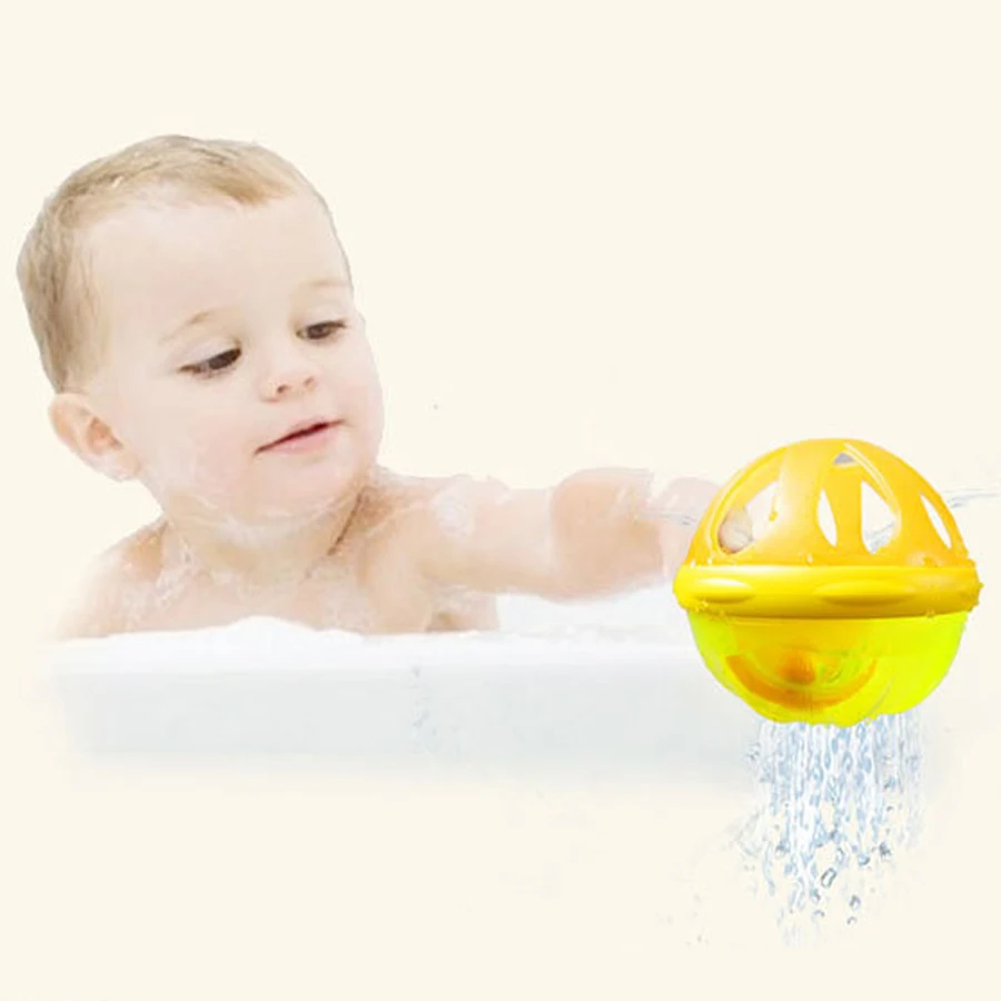 Ball Rattle Baby Bath Shower Toys In Tub Classic Sprinkler Pool Water