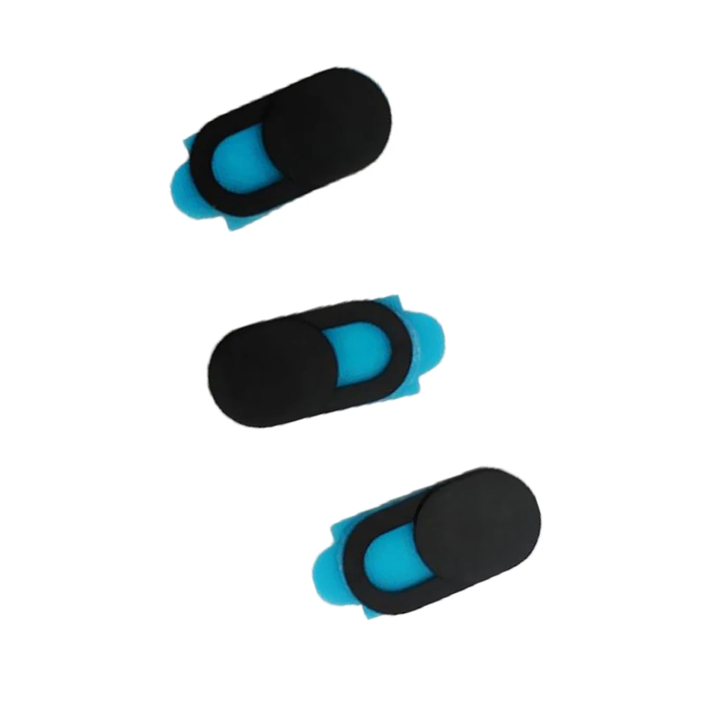 Pack of 3 Colour Webcam Cover Shutter Magnet Slider Camera Lens Privacy Sticker for Phone Laptop Universal Protection Cover