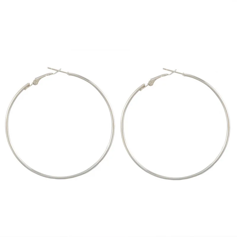 Серьги кольца женские круглые тонкие 6 3x5 9 см 1 пара|jewelry chain link styles|jewelry gift boxes for