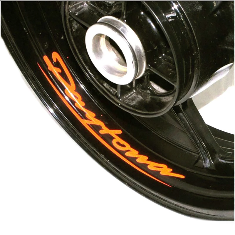 

Motorcycle Wheel Sticker Decal Reflective Rim Bike Motorcycle Suitable for Triumph DAYTONA