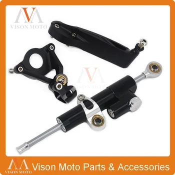 

CNC Steering Damper Set Stabilizer With Bracket Mounting Assemblly For HONDA CBR600RR CBR 600RR 07 08 09 10 11 12 13 14 15 16