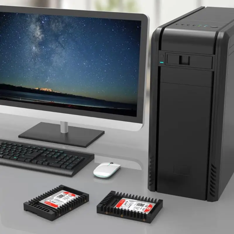 2 5 до 3 дюймов HDD адаптер Жесткий диск SATA Caddy Поддержка 0 SATA1/2/3 и SSD твердотельный