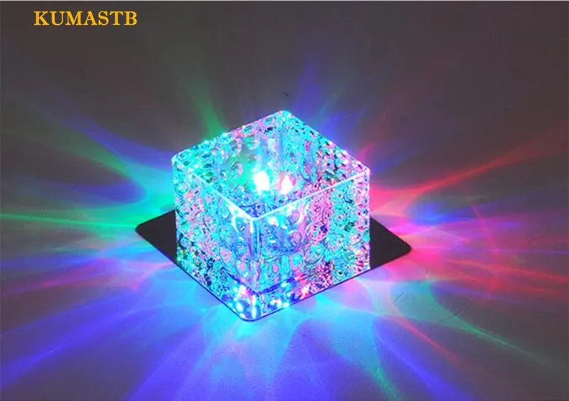 Square Crystal Ceiling Lamp 18