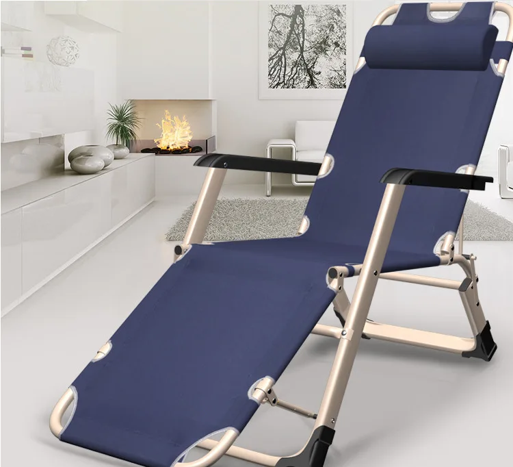 

outdoors work balcony Thicken both sides of the tube Lounge chair folding for lunch break Pregnant, elderly, child chair