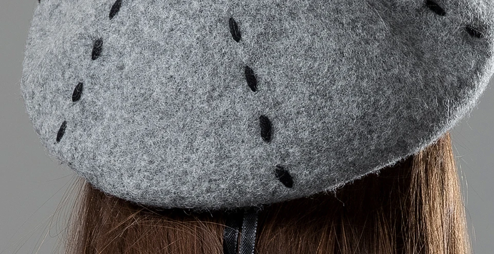 Womens Beret Wool Hat High Quality 2018 New Hat Berets For Girls Casual Warm Women Winter Hats Beanies (3)