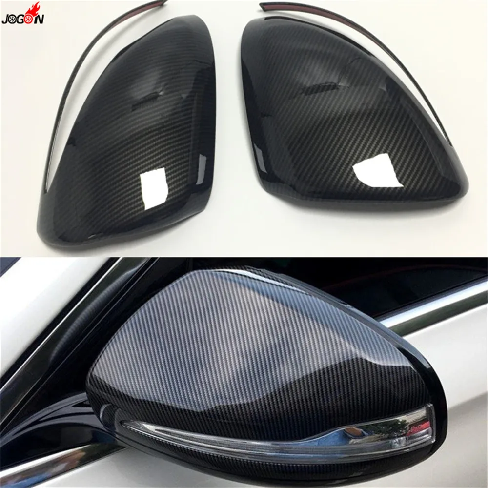 Replacement Carbon Fiber Side Mirror Cover for Mercedes W205 W213 W222 C E S