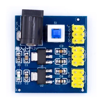 

DC-DC Voltage Converter Multi-output Step-down Power Supply Module 12V to 3.3V/5V/12V DC-DC Step Down Converter Module