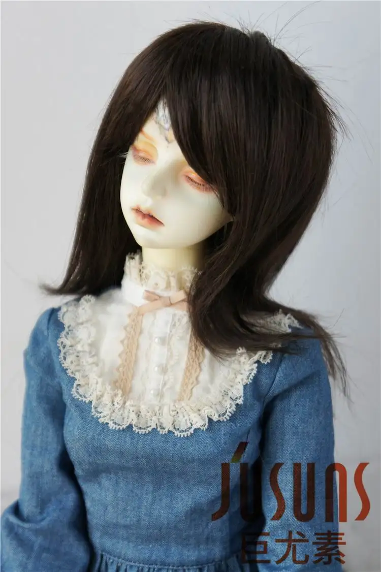 JD046 SD кукольный парик 1/3 кукольный парик парики унисекс природа BJD волосы 8-9 дюймовая фарфоровая кукла волосы винил кукла парик