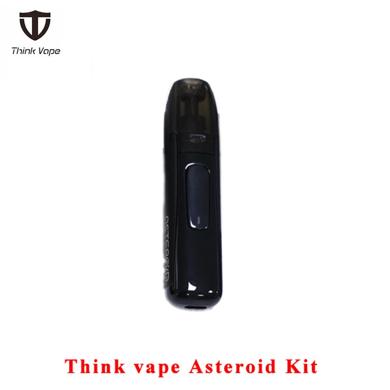 Электронная сигарета Think vape Asteroid Kit встроенный аккумулятор 420 мАч vape Pod система Vape комплект с картриджем 1,5 мл vs Justfog minifit - Цвет: black kit