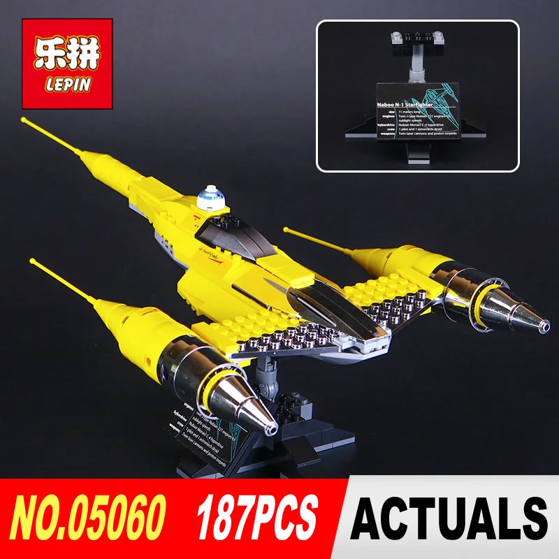 

LEPIN 05060 STAR Series UCS naboo star type fighter aircraft Model Building Blocks Bricks Compatible 10026 Toy Gifts WARS