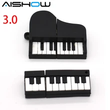 Мультяшное пианино в форме Usb 3,0 4 ГБ 8 ГБ 16 ГБ 32 ГБ USB флеш-накопитель Флешка мини Флешка в подарок