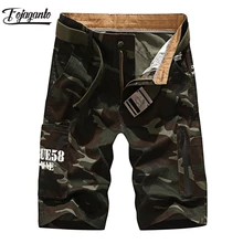 FAJAGANTO, мужские новые брендовые шорты Карго,, летние мужские камуфляжные повседневные шорты, мужские удобные шорты Карго(без пояса