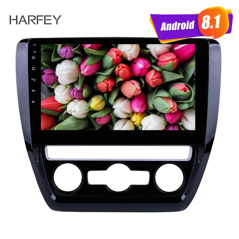 Excellent Harfey Android 8.1 for VW Volkswagen SAGITAR 2012 2013 2014 2015 GPS Navigation System Radio Bluetooth Music WIFI SWC USB 0