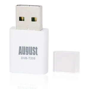 

August DVB-T208 - USB Freeview Television Stick External TV Card for Windows and Mac OS Computers