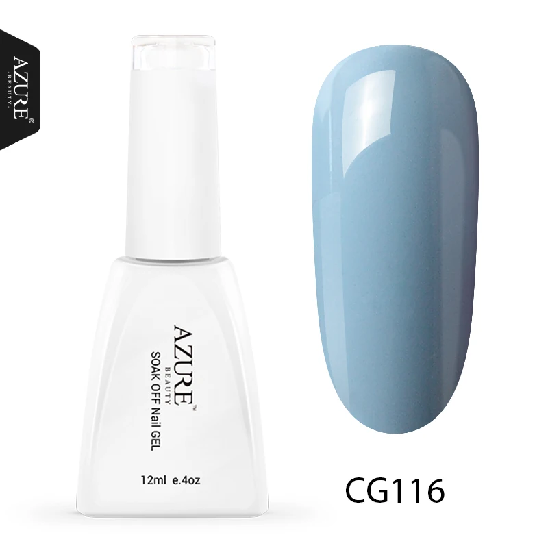 CG116 Azure beauty 119 цветной светодиодный Гель-лак для ногтей 12 мл Лак для маникюра салонный УФ-Гель-лак для ногтей Полупостоянный Гибридный лак стойкий гель - Цвет: CG116