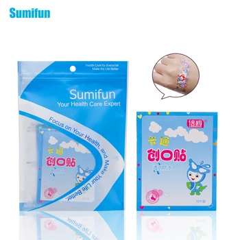 

100Pcs First Aid Bandage Disposable waterproof Band-Aid with a sterile Hemostasis Sticker Gauze Pad Emergency Kit Plaster C1203